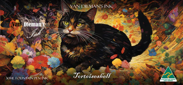 Van Dieman's Feline - Tortoiseshell Shimmering Fountain Pen Ink
