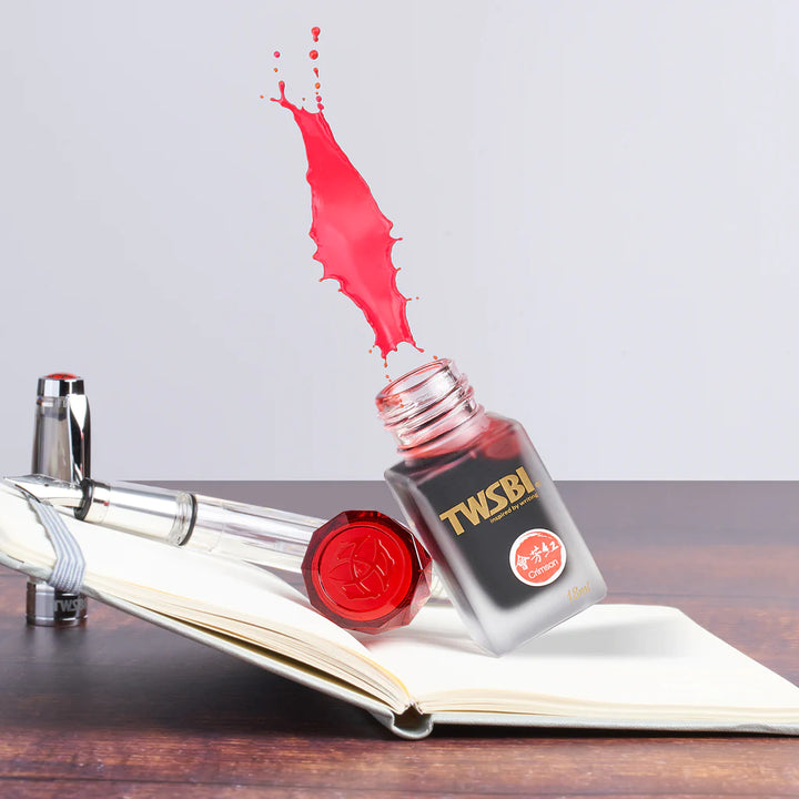 TWSBI 1791 Crimson Fountain Pen Ink Bottle - 18ml