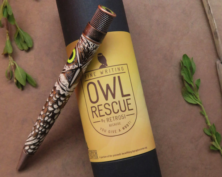 Retro 51 Tornado Rescue - Owl Rescue Ballpoint Pen - Applebee Pens