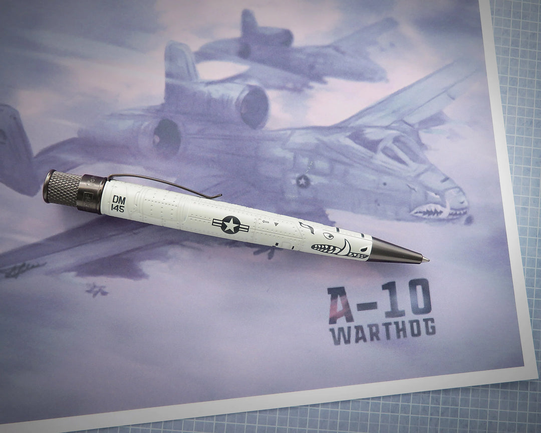 Retro 51 Tornado Vintage Metalsmith Rollerball Pen - A-10 Warthog