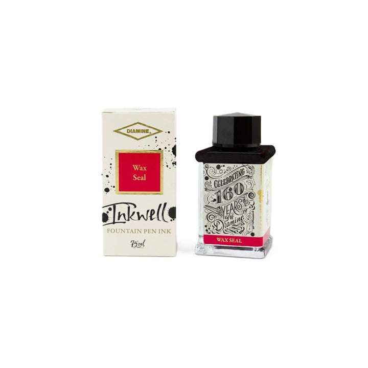 Diamine 160th Anniversary Fountain Pen Ink Bottle 75ml - Wax Seal