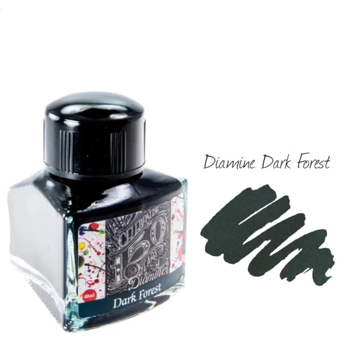 Diamine 150th Anniversary Fountain Pen Ink Bottle - Dark Forest