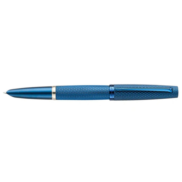 Diplomat Viper Fountain Pen - Blue Guilloche F/M