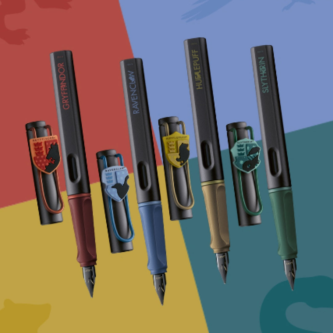 Lamy Safari Harry Potter Fountain Pen Set - Complete 4 House Set
