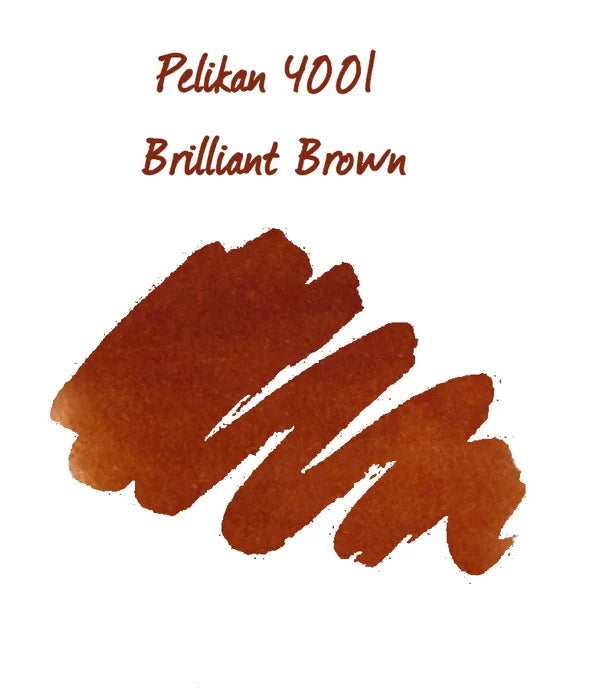 Pelikan 4001 Fountain Pen Ink Bottle 30ml - Brilliant Brown