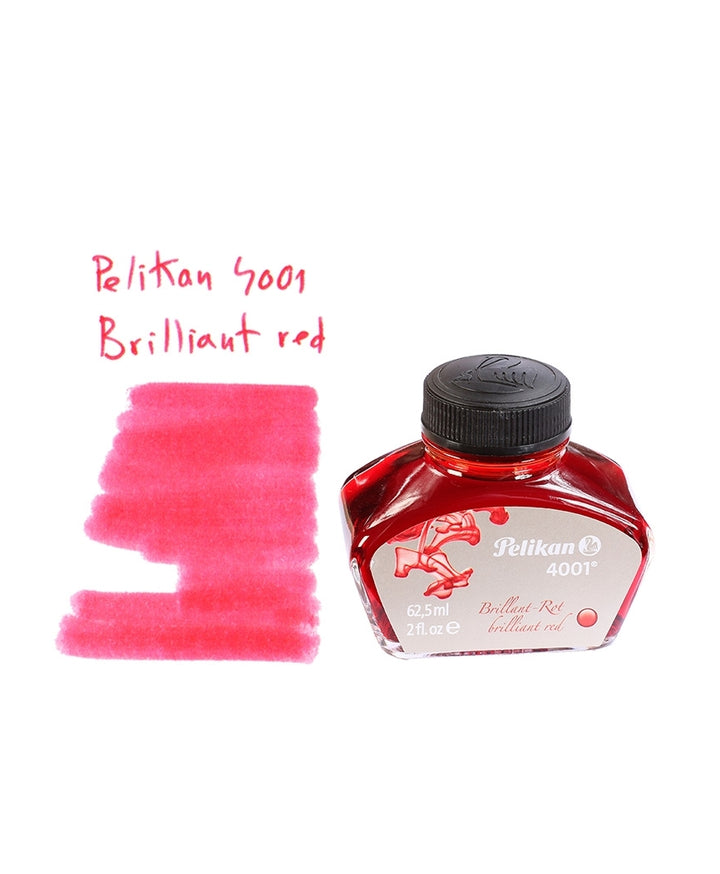 Pelikan 4001 Fountain Pen Ink Bottle 30ml - Brilliant Red