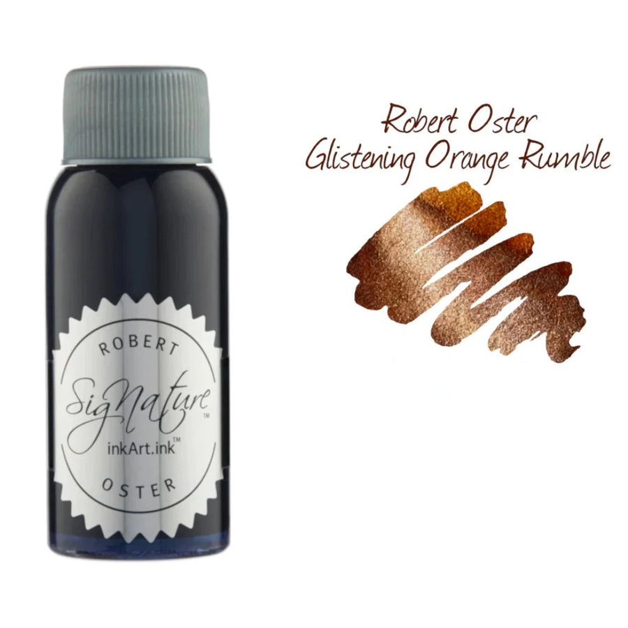 Robert Oster Signature Shake 'n' Shimmy Art Ink - Glistening Orange Rumble