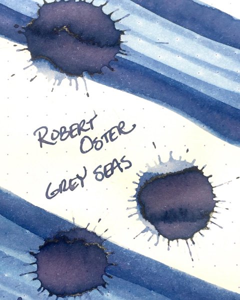 Robert Oster Signature Fountain Pen Ink - Grey Seas