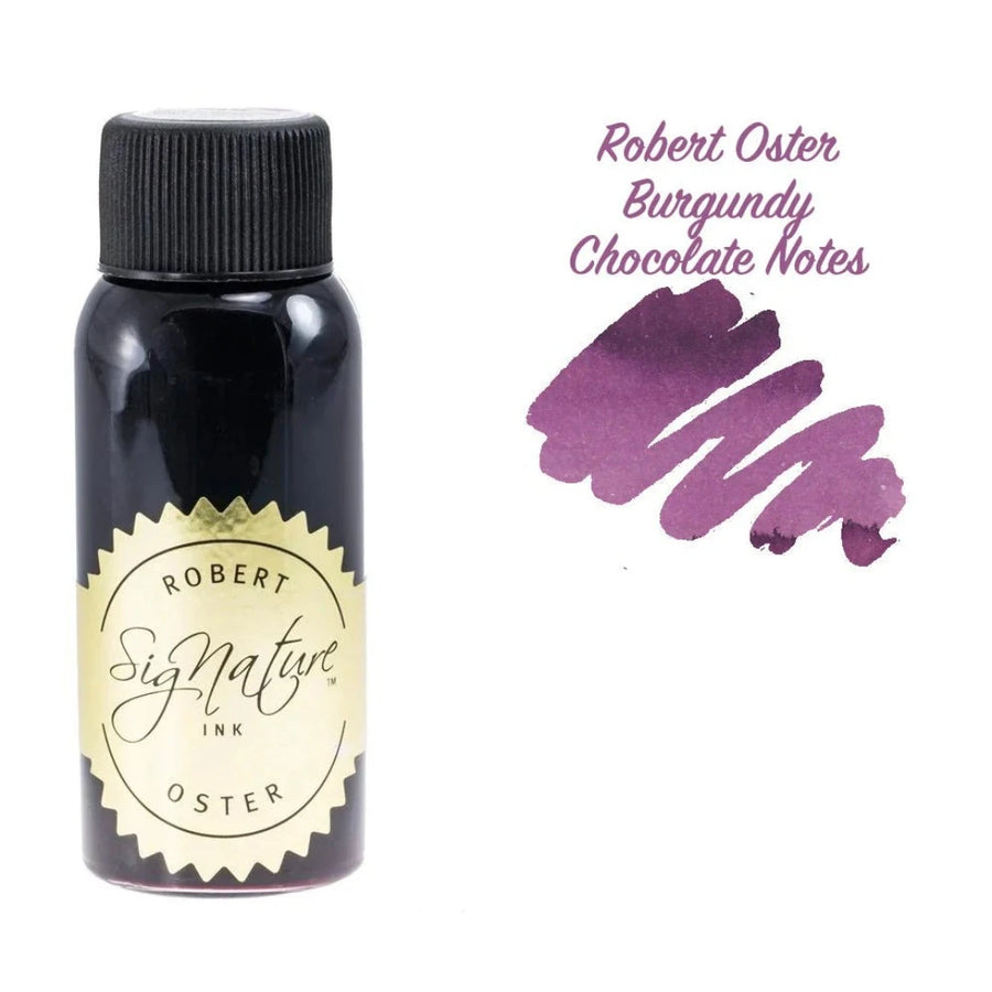 Robert Oster Signature Fountain Pen Ink - Burgundy Chocolate Notes