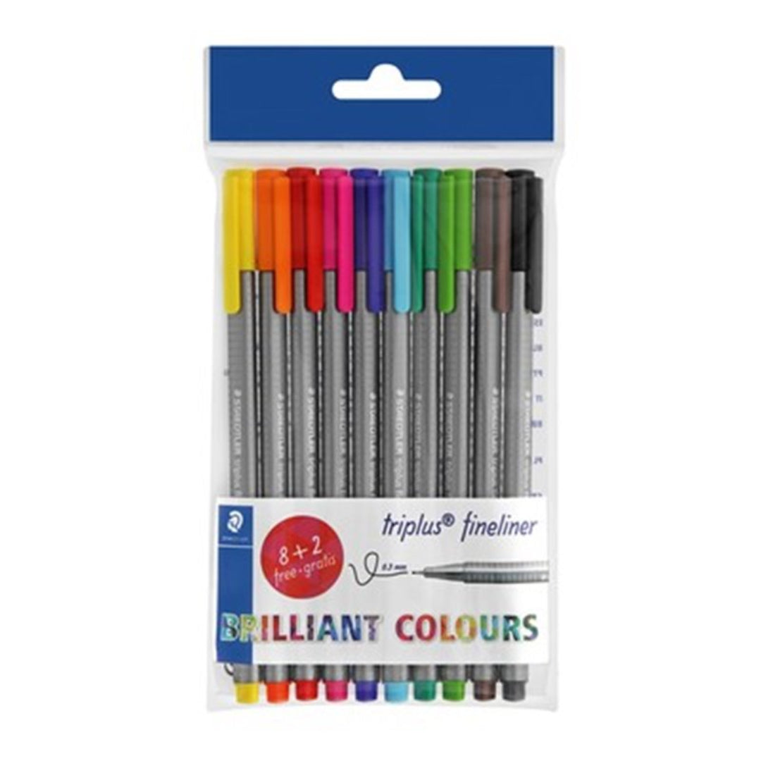 Staedtler Triplus Fineliners 10's