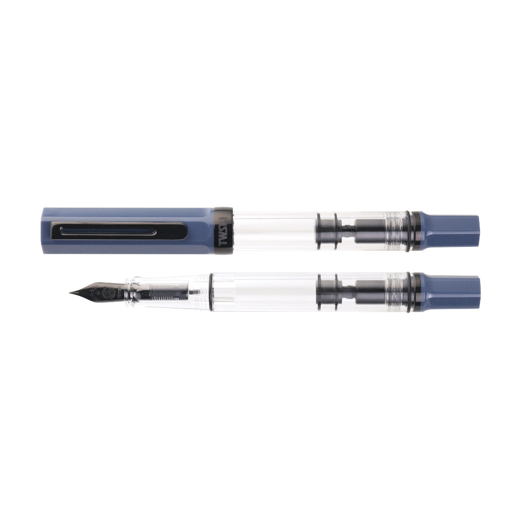 TWSBI ECO Slate Blue with Onyx Fountain Pen
