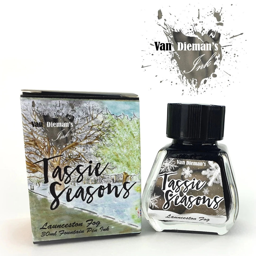 Van Dieman's Tassie Seasons (Winter) - Launceston Fog Fountain Pen Ink