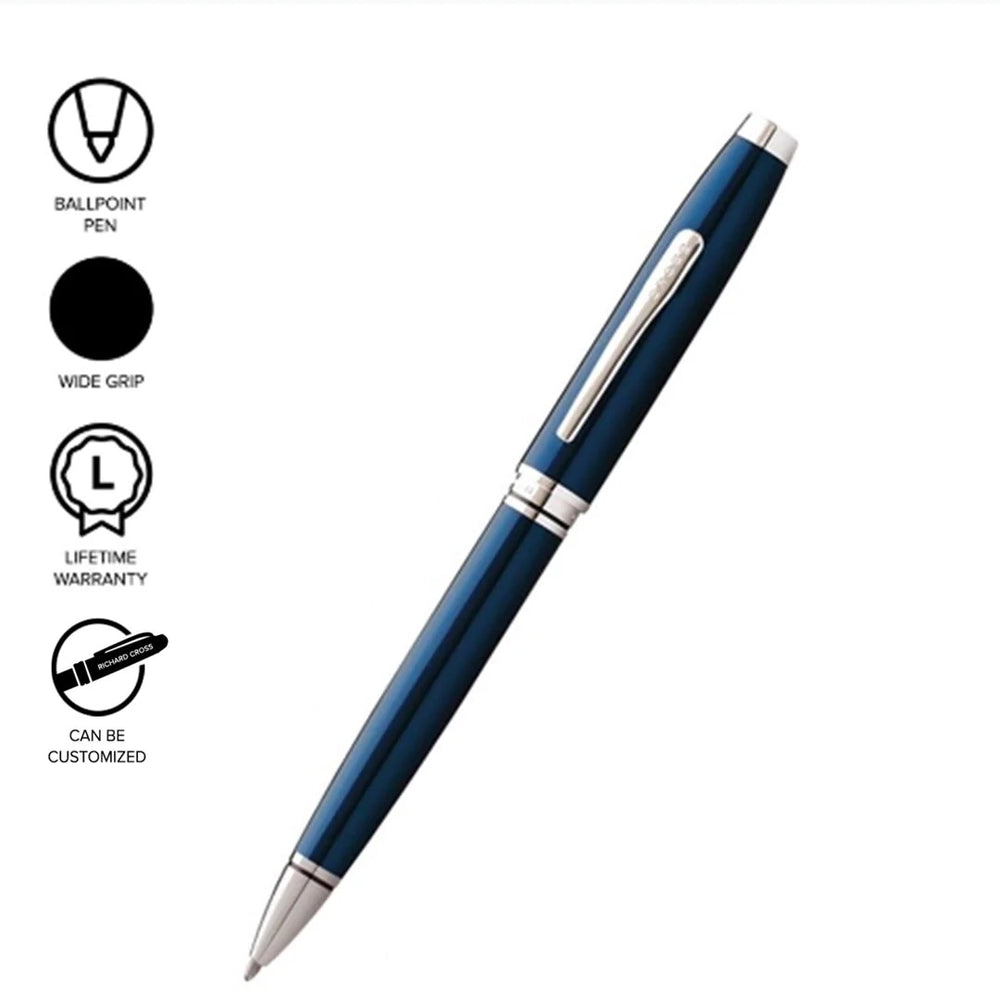 Cross Coventry Ballpoint Pen - Blue Lacquer