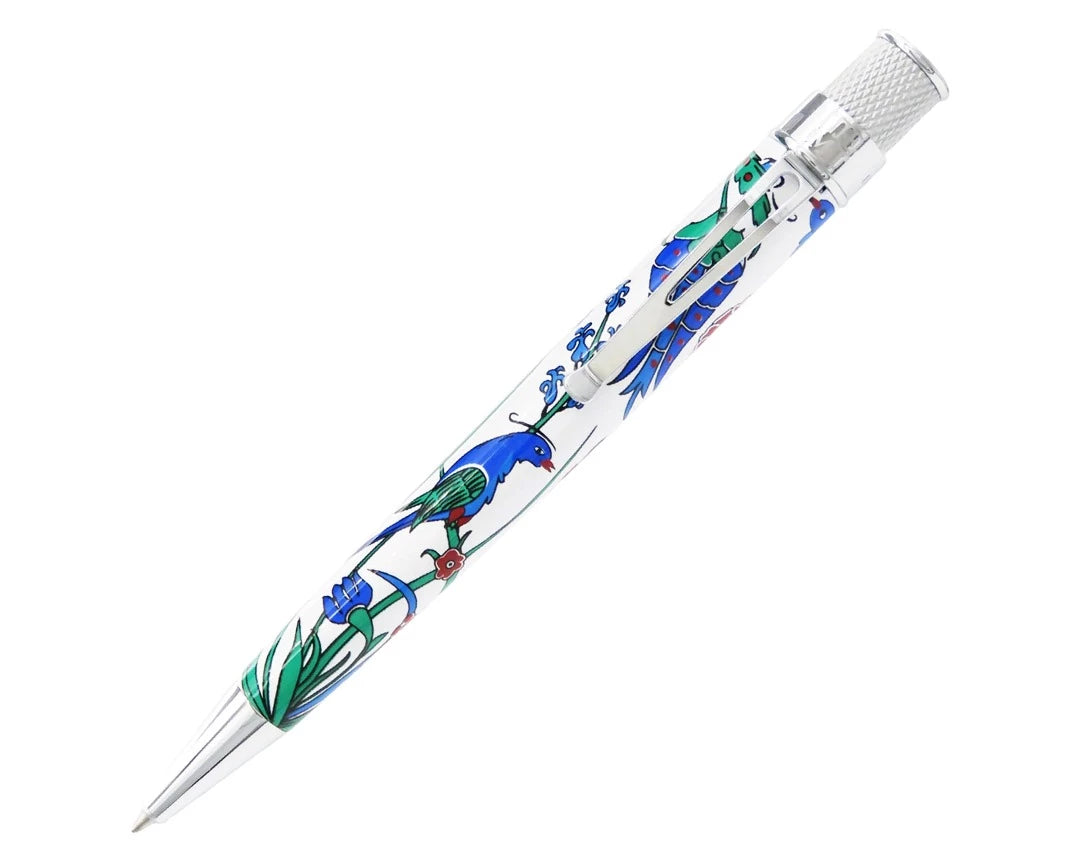 Retro 51 Tornado The Met - Iznik Garden Rollerball Pen