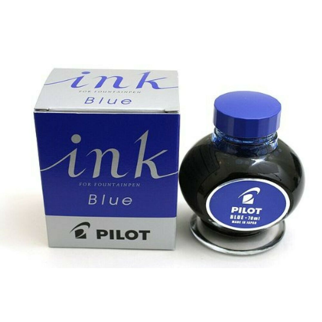 Pilot Fountain Pen Ink Bottle - 70cc Blue