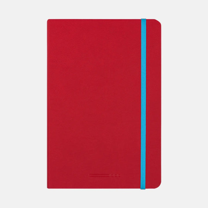 Endless Recorder Crimson Sky Notebook A5 Ruled - Red