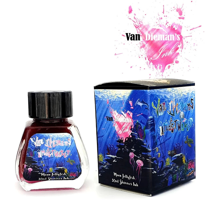 Van Dieman's Underwater - Moon Jellyfish Fountain Pen Shimmer Ink