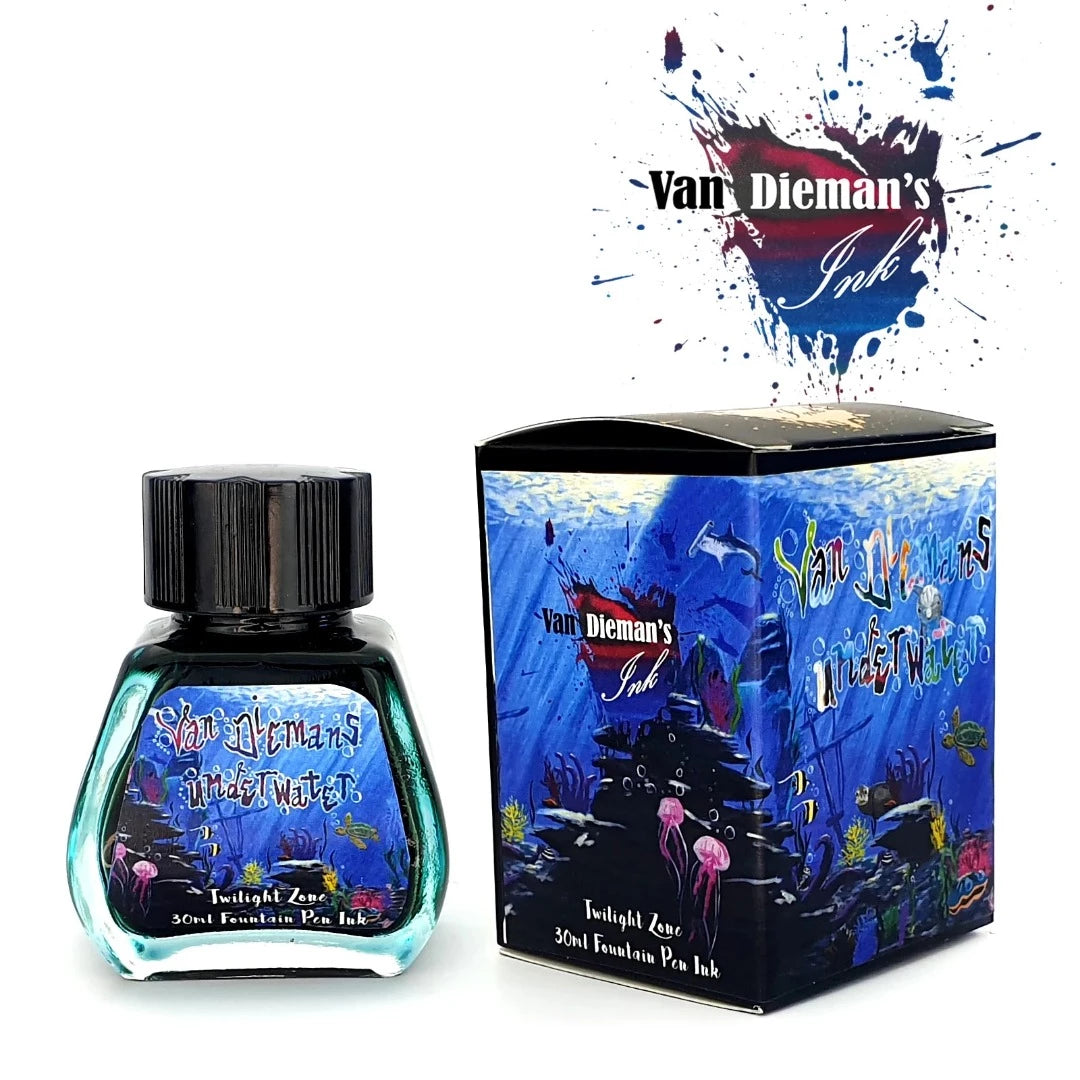 Van Dieman's Fountain Pen Ink Underwater - Twilight Zone