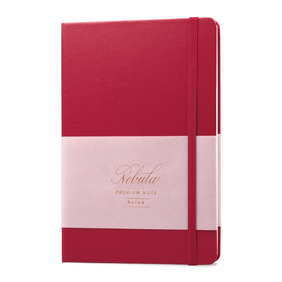 Nebula Premium Notebook A5 Ruled Ruby Wine