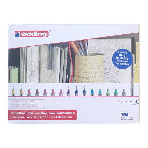 Edding Fineliner 55 0.3mm Set of 16 colours