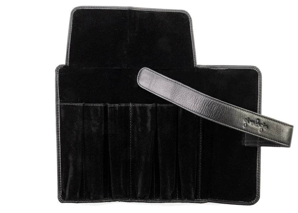 Girologio Leather 6 Pen Wrap Black