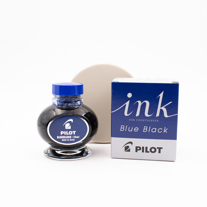 Pilot Fountain Pen Ink Bottle - 70cc Blue Black