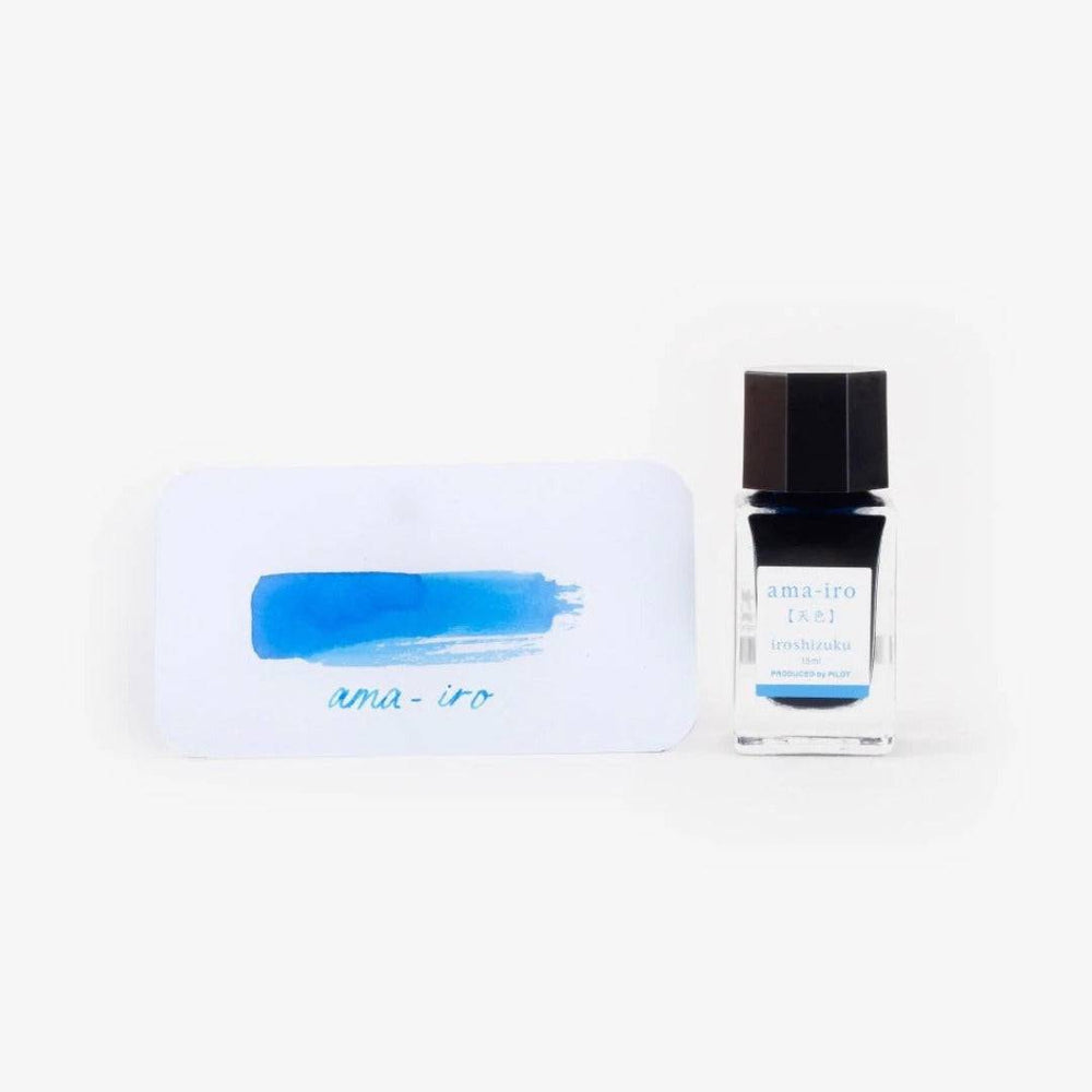 Iroshizuku Fountain Pen Ink by Pilot - 15ml Bottle ami-iro (Light Sky Blue)
