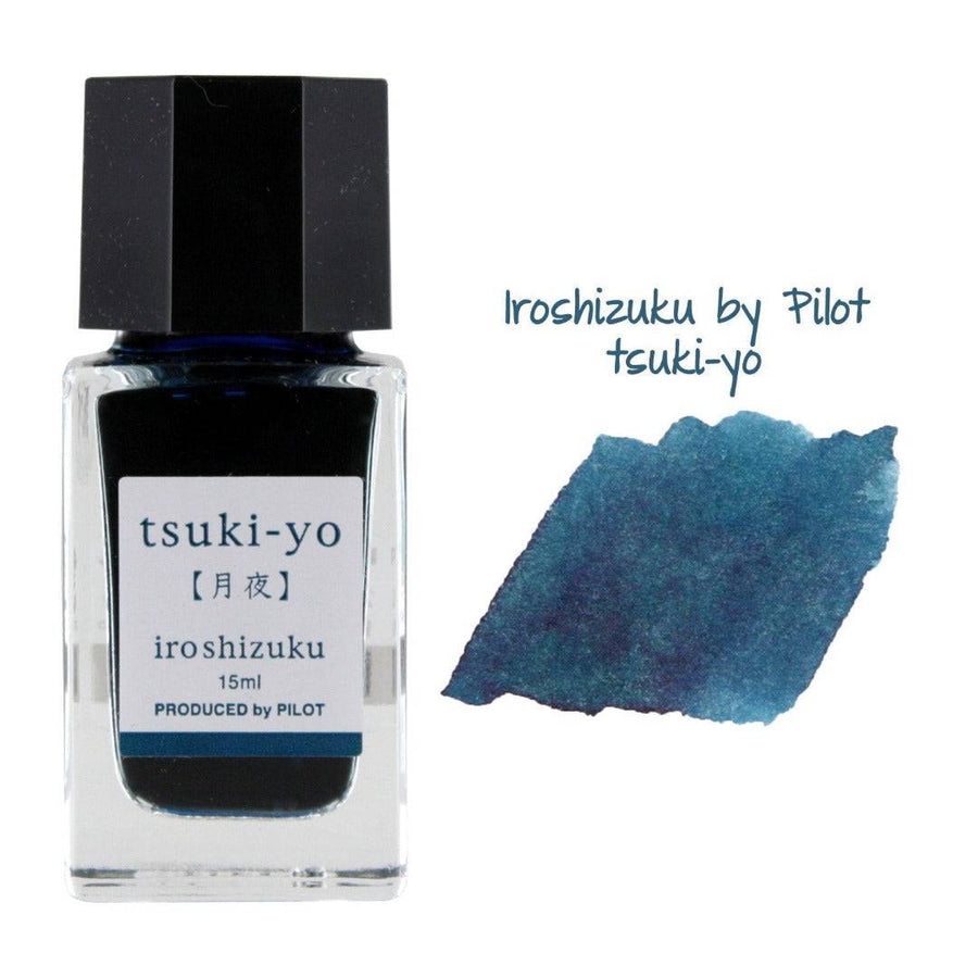 Iroshizuku Fountain Pen Ink by Pilot - 15ml Bottle tsuki-yo (Moonlight) - Teal