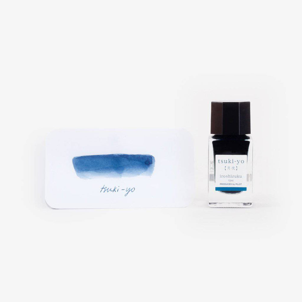 Iroshizuku Fountain Pen Ink by Pilot - 15ml Bottle tsuki-yo (Moonlight) - Teal