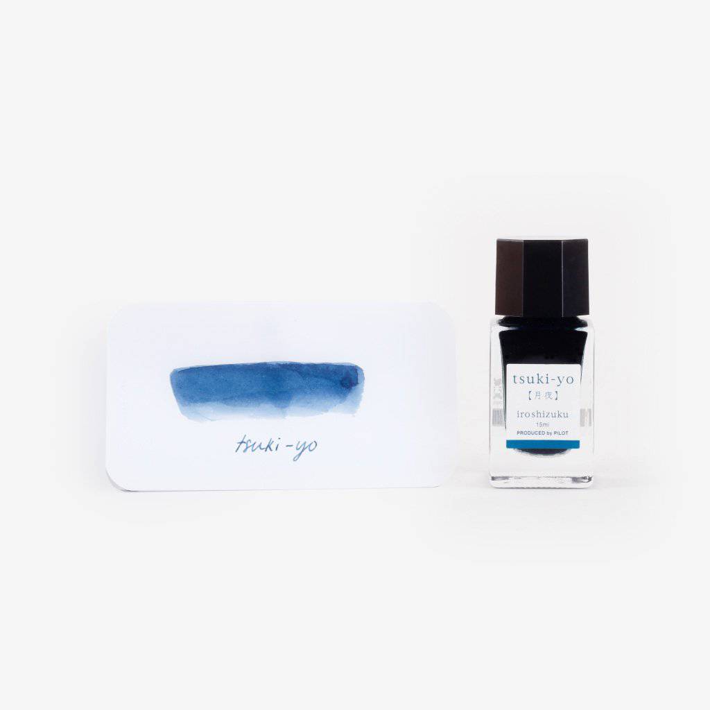 Iroshizuku Fountain Pen Ink by Pilot - 15ml Bottle tsuki-yo (Moonlight) - Teal