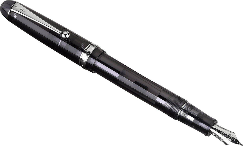 Pilot Custom 74 Fountain Pen - Black Smoke, Fine Nib