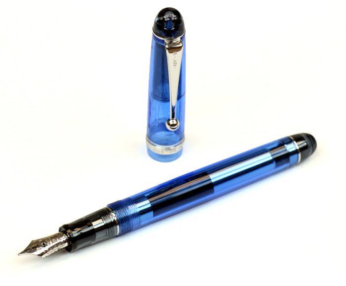 Pilot Custom 74 Fountain Pen - Translucent Blue