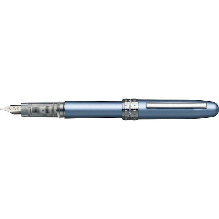 Platinum Plaisir Fountain Pen Frosty Blue F