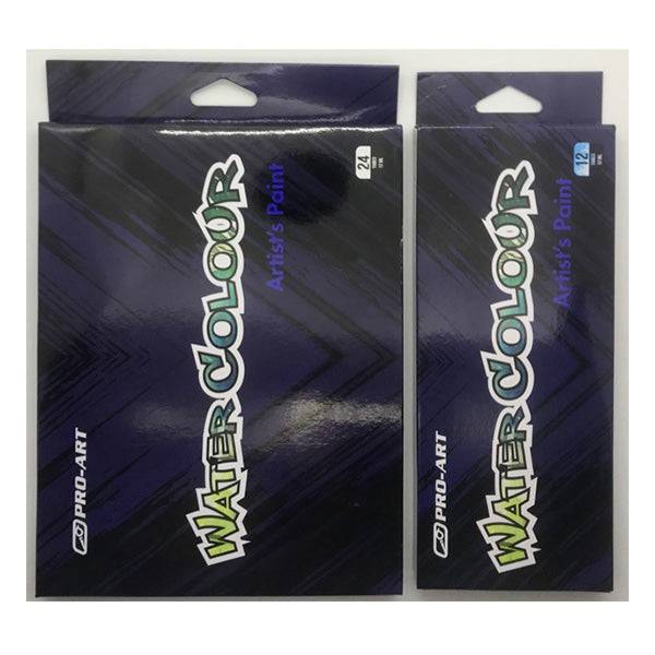 Pro-Art Watercolour Paint Set 12's