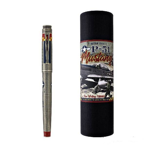 Retro 51 - Tornado Vintage MetalSmith P51 Mustang Fountain Pen