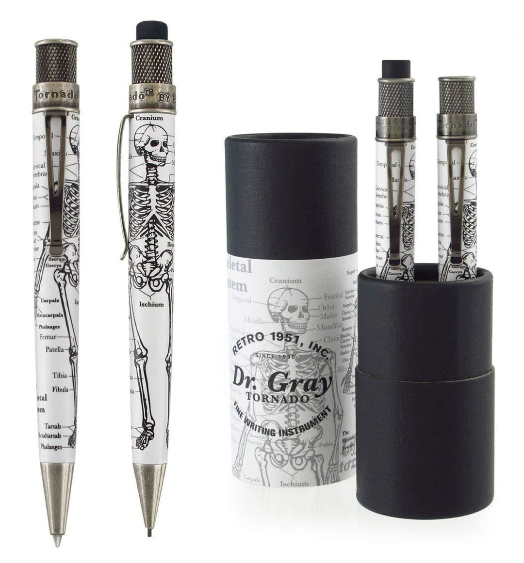 Retro 51 Tornado MetalSmith Pen & Pencil Set Dr Gray