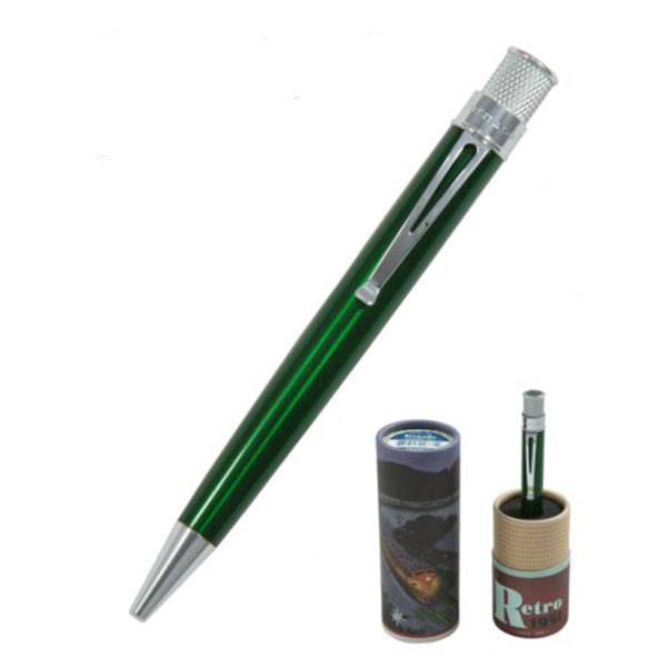 Retro 51 Tornado Classic Lacquer Rollerball Pen Green