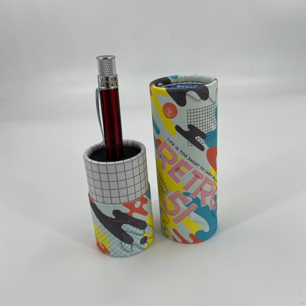 Retro 51 Tornado Classic Lacquer Rollerball Pen Red