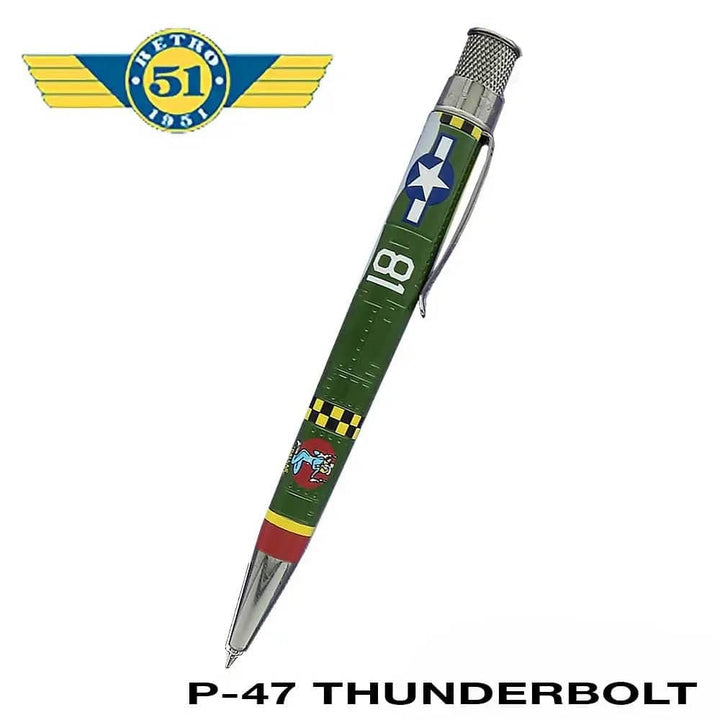 Retro 51 Tornado Vintage MetalSmith P-47 Thunderbolt Rollerball Pen