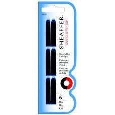 Sheaffer Universal Fountain Pen Ink Cartridges 3 Packs
