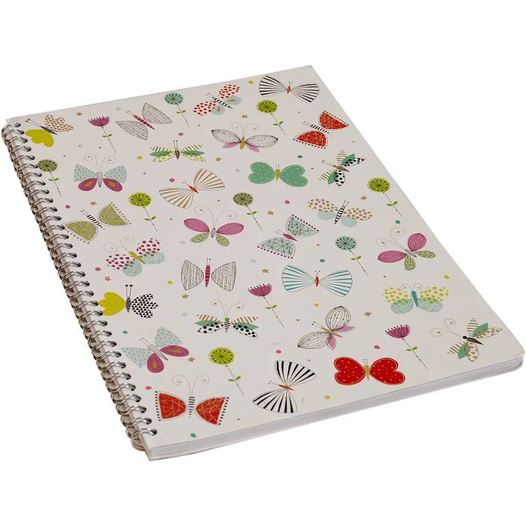 Turnowsky Spiralbound A4 Softcover Notebook Butterflies