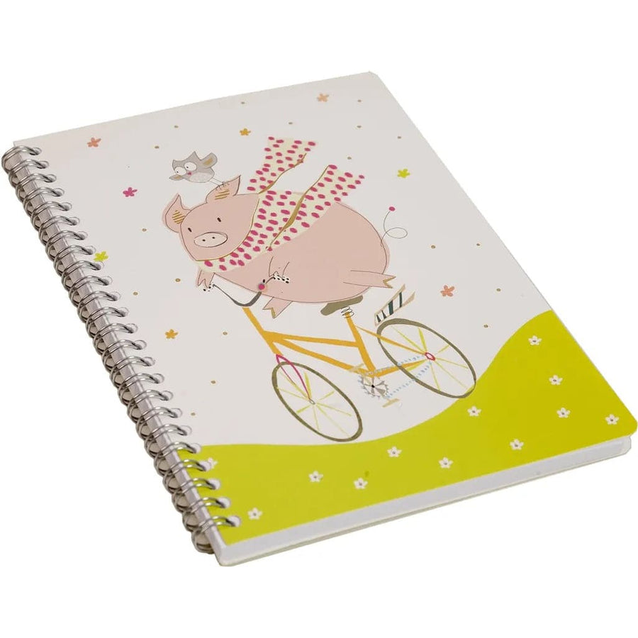 Turnowsky Spiralbound A5 Softcover Notebook Pig