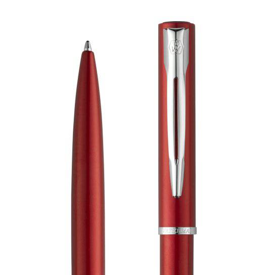 Waterman Graduate Allure Ballpoint Pen Red Chrome Trim